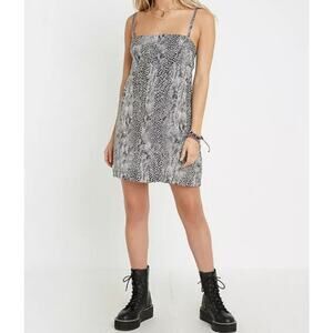 Free People Snake Print Mini Dress Size Medium